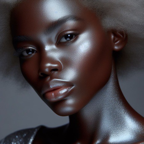 Graceful Silver African Queen