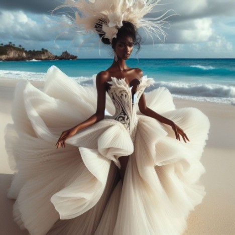 seaside bridal couture